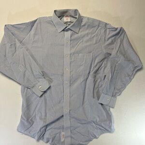 Brooks Brothers Light Blue Checkered Dress Shirt